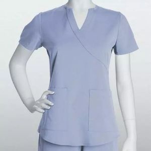 Nrg by barco scrub top ceil blue